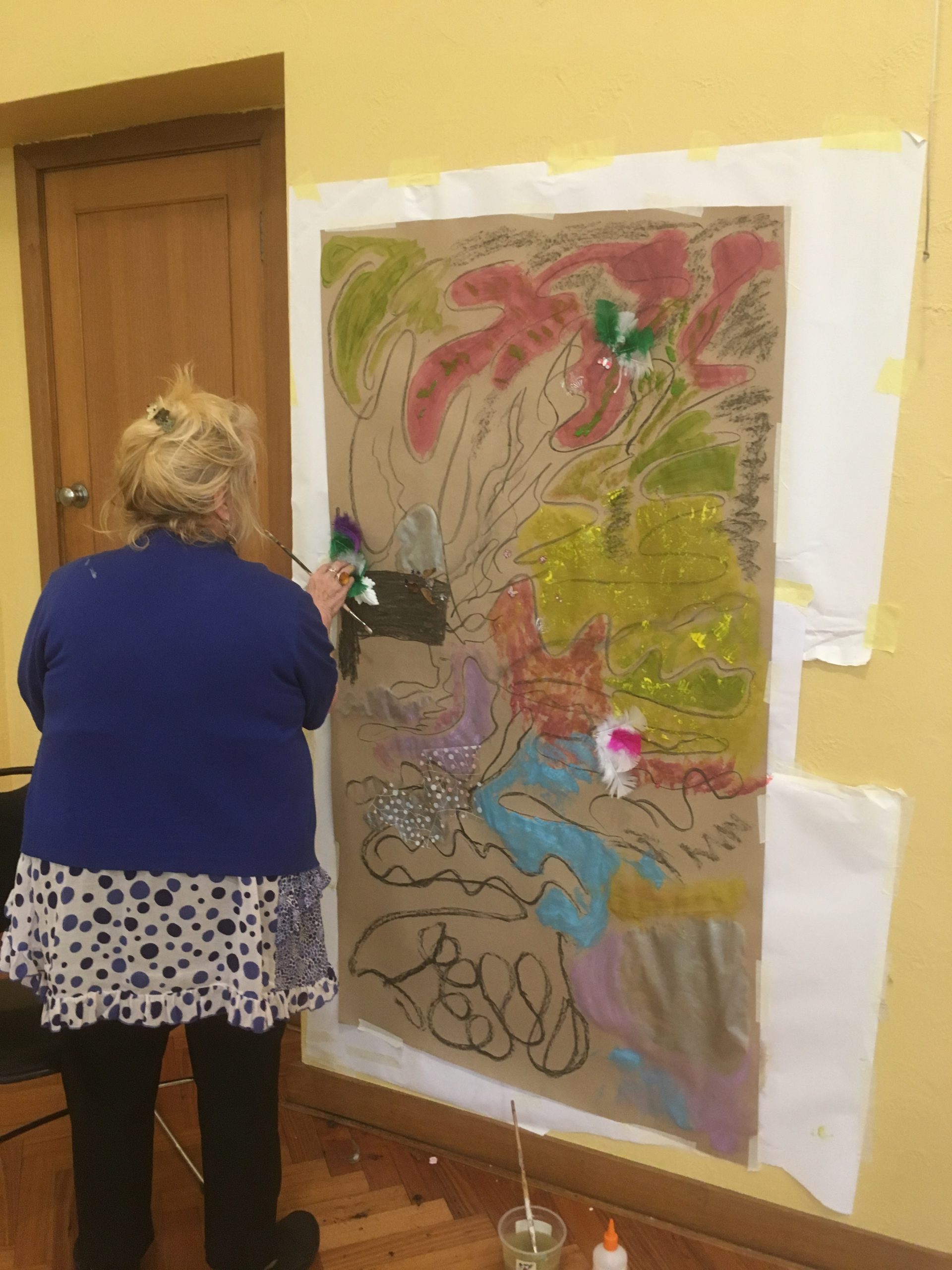 Tricia painting Hana Tricia painting